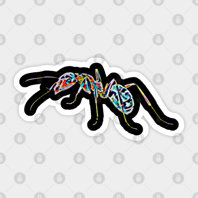 Ant Sticker by Nimmersatt